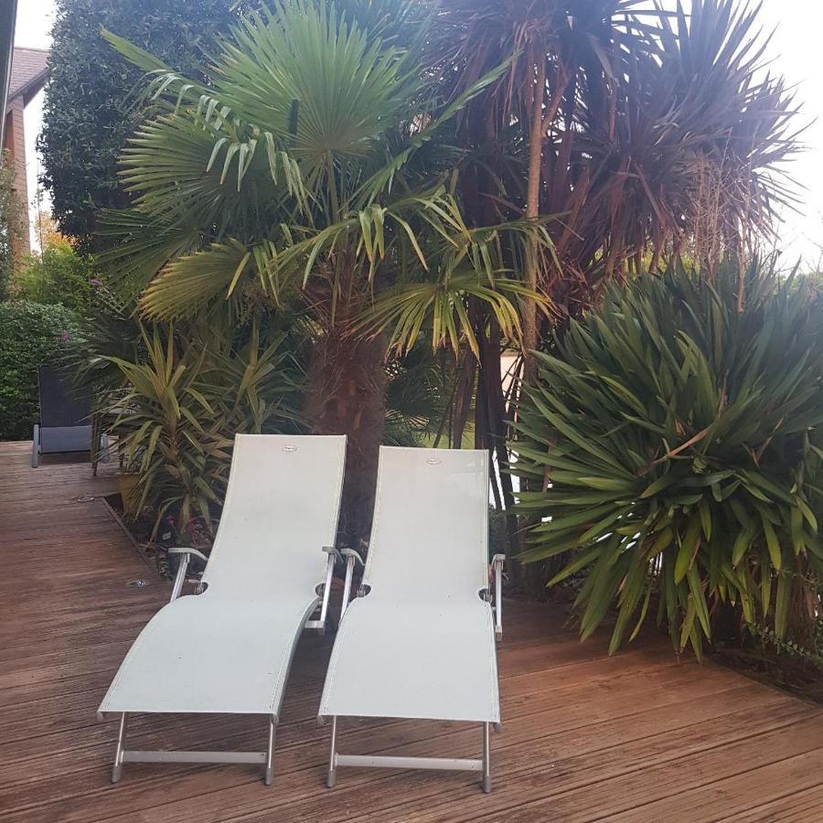 Grande Chambre Entre Caen Et La Mer Chambre Terrasse Jardin Et Piscine Mathieu Eksteriør billede